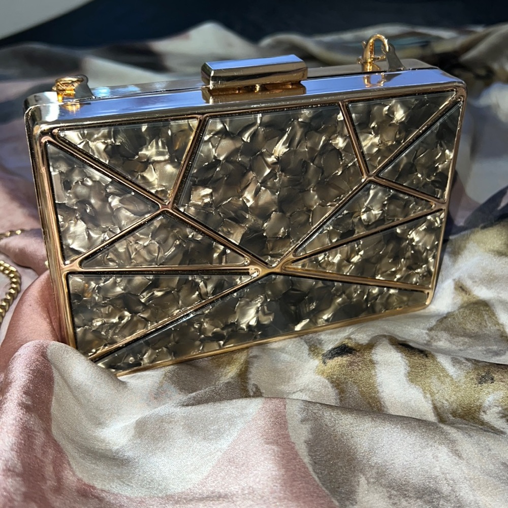 Starlet Gold Clutch